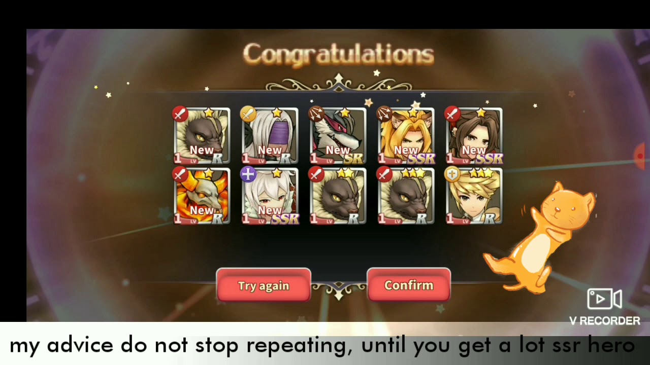 Diosa Force Lucky Gacha How To Get 3 "SSR" hero???