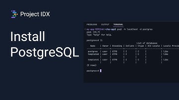 How to Install PostgreSQL on Project IDX