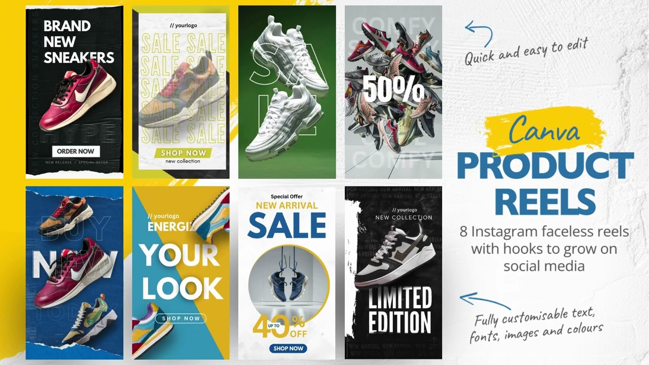 Preview Product Reels Template 001