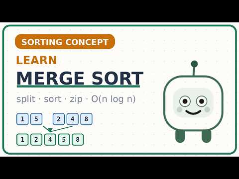 Merge Sort — Split in Half, Zip It Back Together | Code With Ian