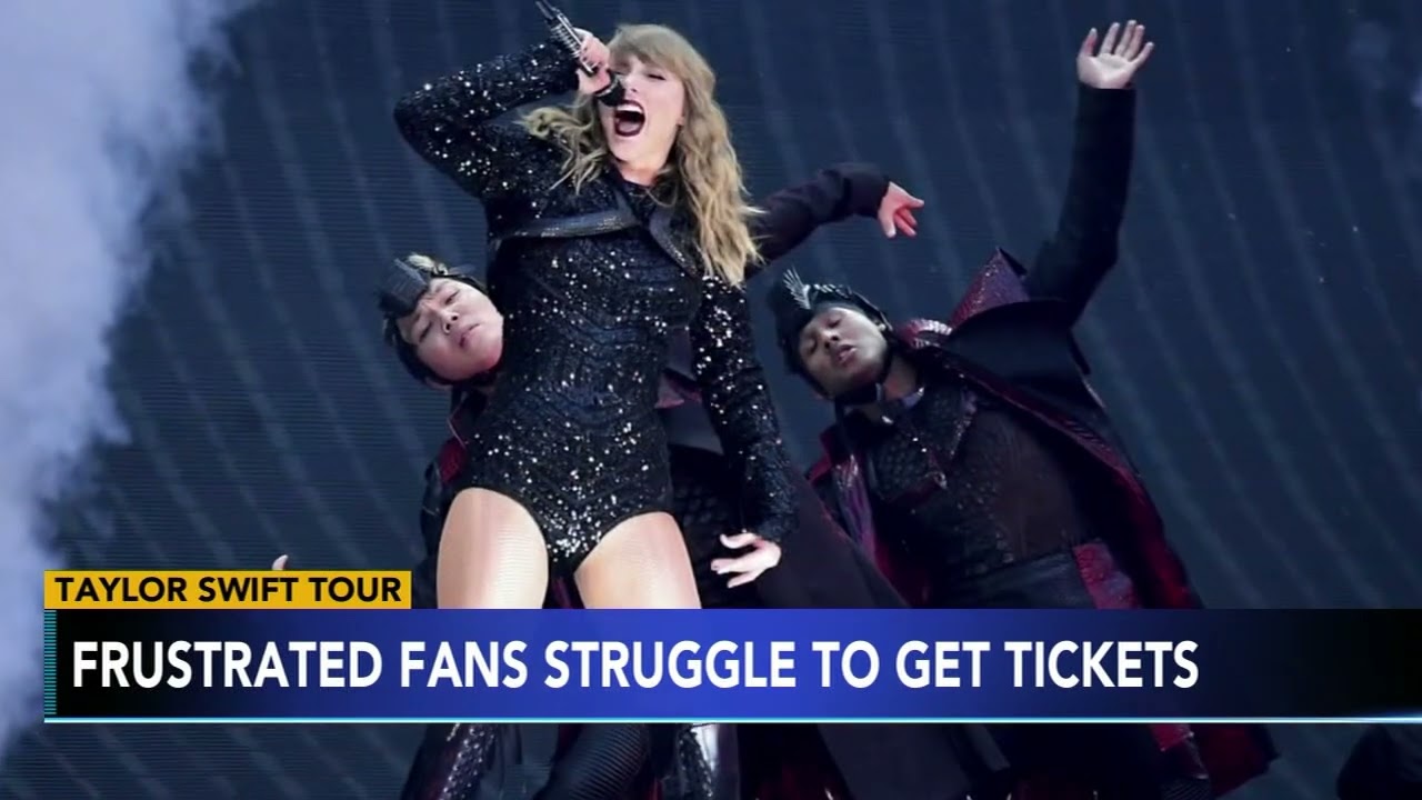 Taylor Swift fans irate at Ticketmaster as huge tour presale demand snarls site