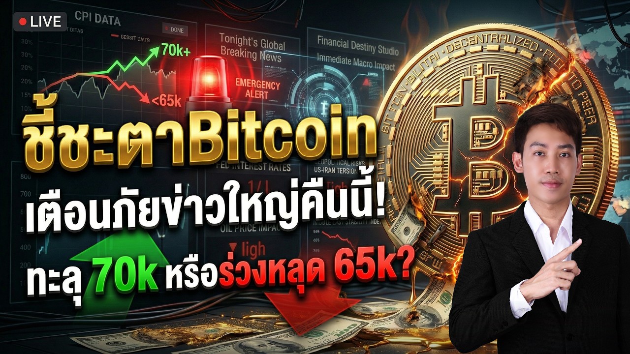 เจาะลึกBITCOINจะทะลุ 70k หรือร่วงหลุด 65k ? สัปดาห์นี้รู้ผล