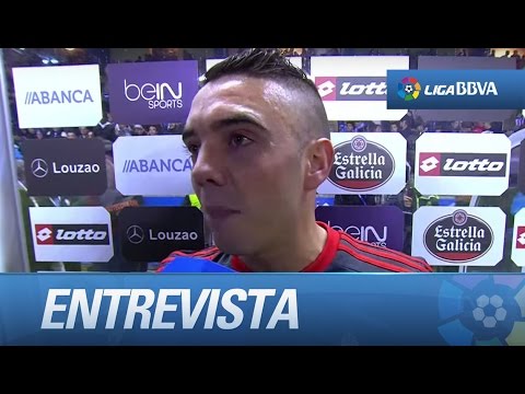 Entrevista a Iago Aspas tras el Deportivo de la Coruña (2-0) Celta de Vigo  - YouTube