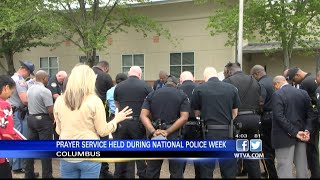 Prayer service held Tuesday in Columbus for National Police Week