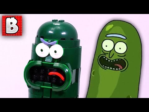 LEGO Pickle Rick! ! !  How To | Brick Vault LIVE BUILD - LEGO Pickle Rick! ! !  How To | Brick Vault LIVE BUILD