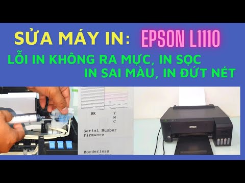 Reset máy in Epson ET-2824 có ảnh hưởng đến mực in không?
