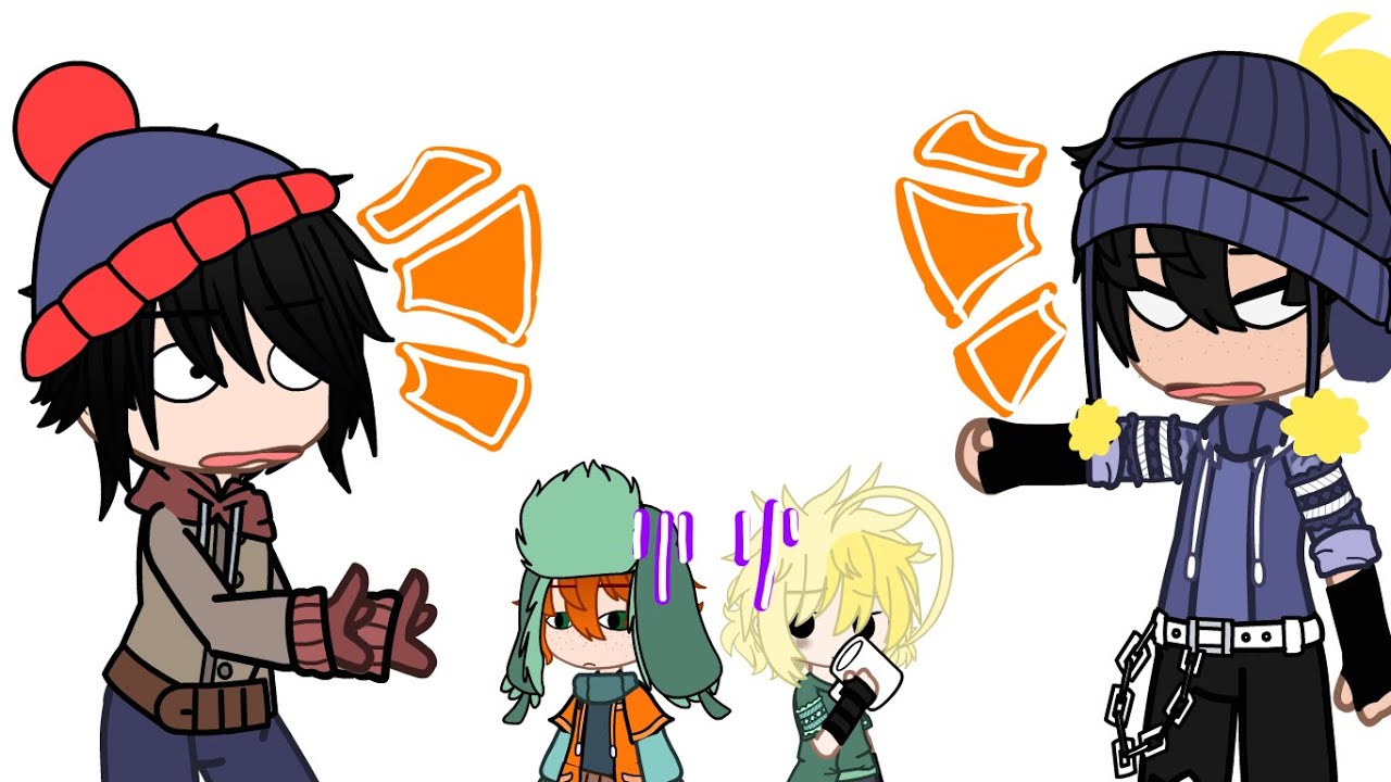 Stan's gang vs Craig's gang in a nutshell Southpark x Gacha Tagalog