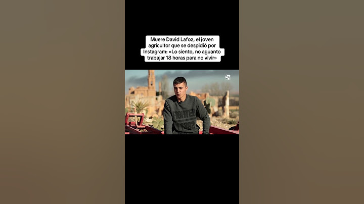 Se suicida a los 27 años David Lafoz, el joven agricultor que en 2024 llegó con su tractor