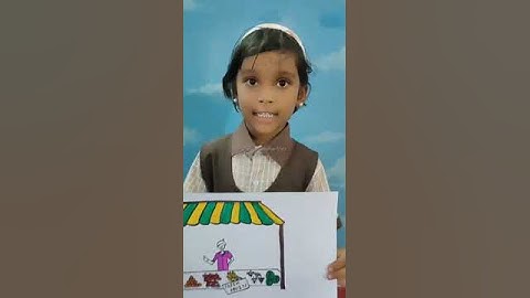 👌Places Around Us by Kids || Our Neighbourhood #activity #kid#neighbourhood #shorts #EVS#LKG#UKG