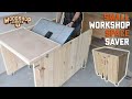 Super space saver  table saw stand for garage workshops