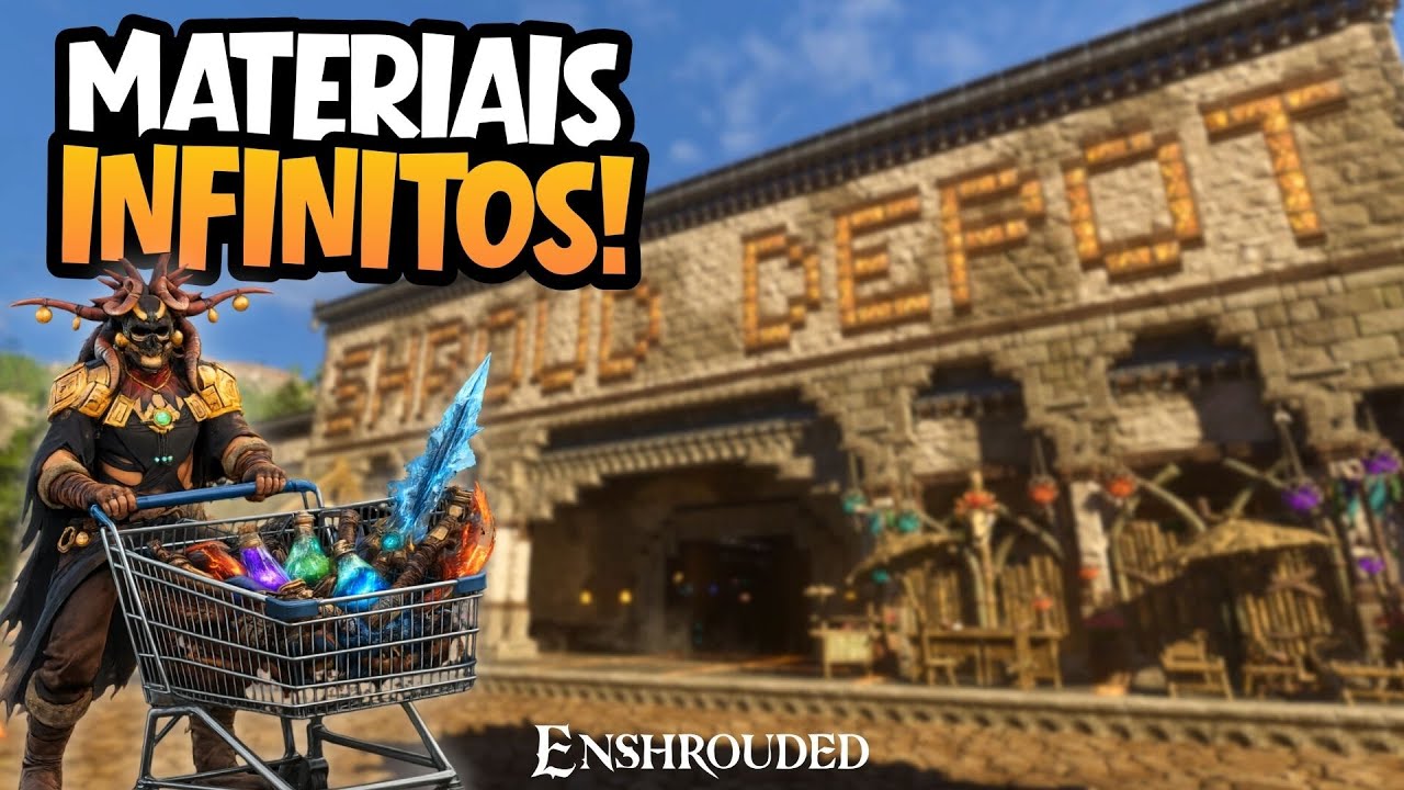 ЗАБИРАЙ ВСЁ БЕСПЛАТНО! 🛒 Супермаркет предметов в Enshrouded (Бесконечные ресурсы)