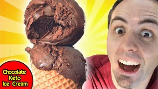 BEST CHOCOLATE KETO ICE CREAM in an Ice Cream Maker