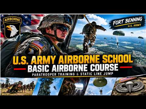 U.S. Army Airborne School | Basic Airborne Course – Paratrooper Training & Static Line Jump