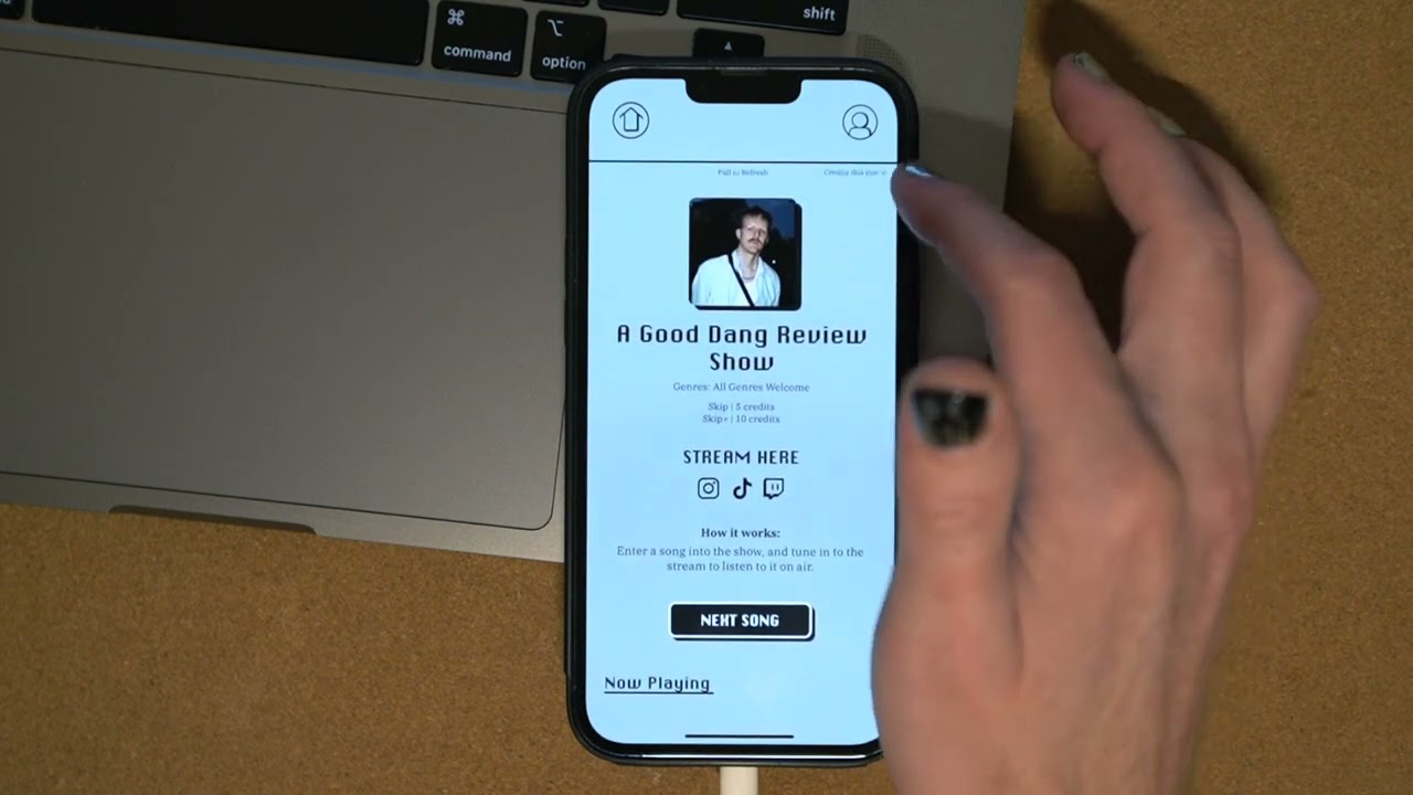 Hit Play - Live Music Review App Walkthru