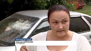 Лопатой по машинам. В Кольцово дебошир разгромил припаркованные авто во дворе