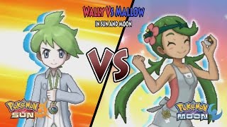 Pokemon Sun and Moon: Rival Wally Vs Mallow (Pokemon Battle Tree Wally)