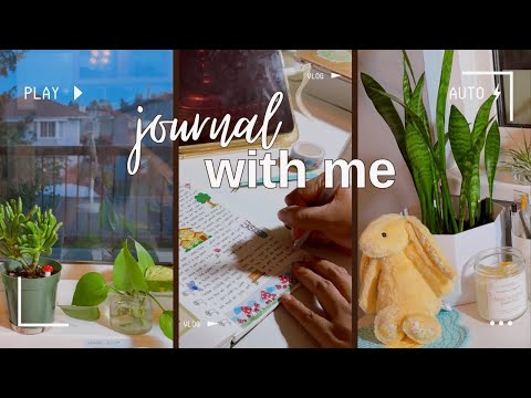 cozy night journal with me while watching Arrietty 🌱