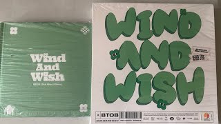 unboxing BTOB 12 mini album Wind and Wish