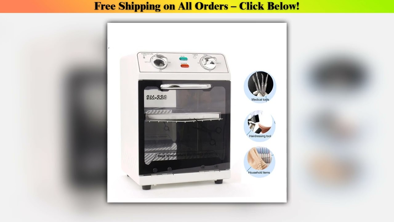 Towel High Temperature Sterilization Box Sterlizer Dry Heat Machine for Manicure Dental Clinic Dry