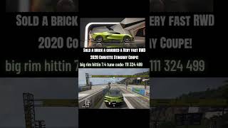 Rwd 2020 Chevrolet Corvette Stingray Coupe Share Tune Code on Forza horizon 6! #forza6 #gaming #fyp