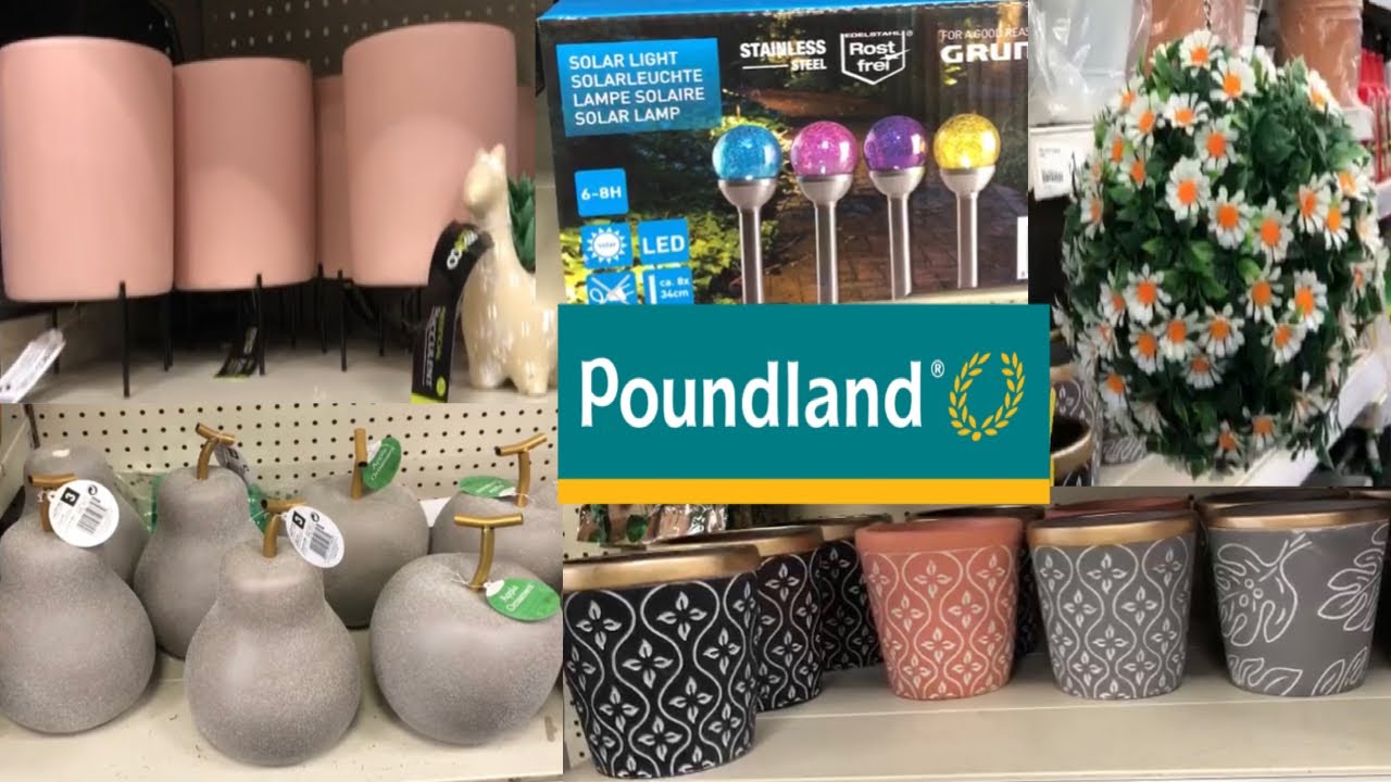 POUNDLAND GARDEN COLLECTION / COME SHOP WITH ME AT POUNDLAND WHAT’S