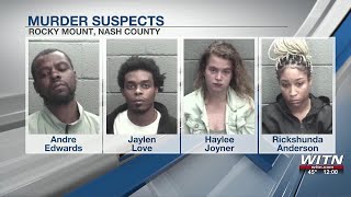 Four charged with murder of Rocky Mount man
