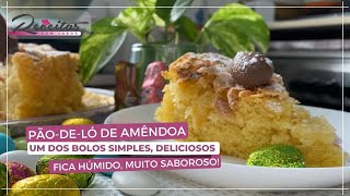 PÃO DE LÓ DE AMÊNDOAS