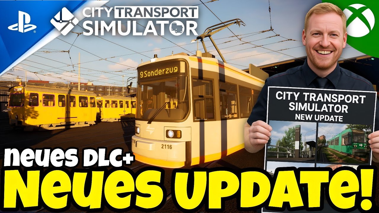 🚍City Transport Simulator Update 1.4.0 – Rettung für die Konsolen?🚉Basel DLC + Head- & Eye-Tracking!