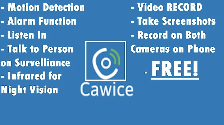 CAWICE  Turn Your Old Phone or Tablet Into a Security Camera - Google Nest & Ring Camera Alternative