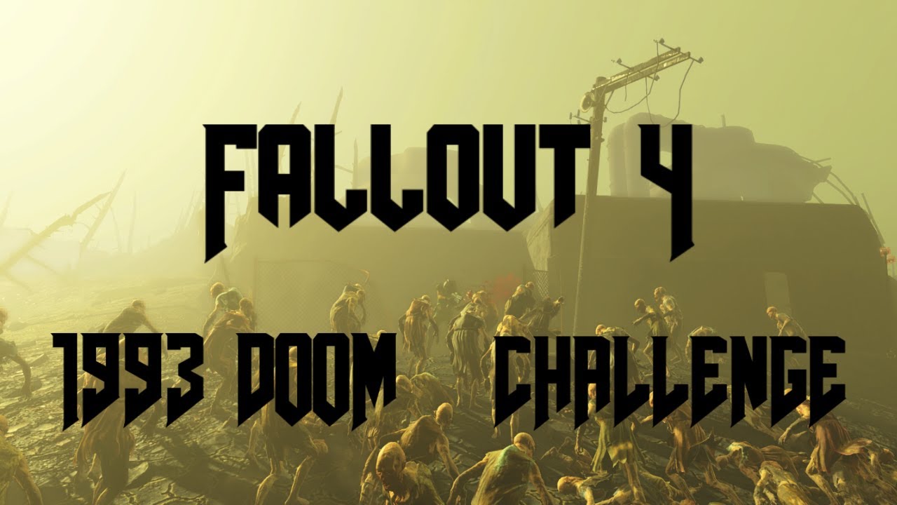 Fallout 4: The Classic DOOM Challenge - Pretending to help Arcadia before I put them in stasis