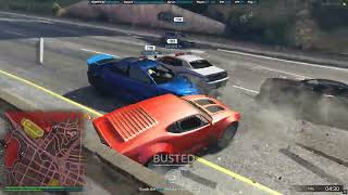 Celebrity GTA V - Cops VS Robbers - FiveM BUSTED 003 - Low Pop Server and T8 Viseris Wealth