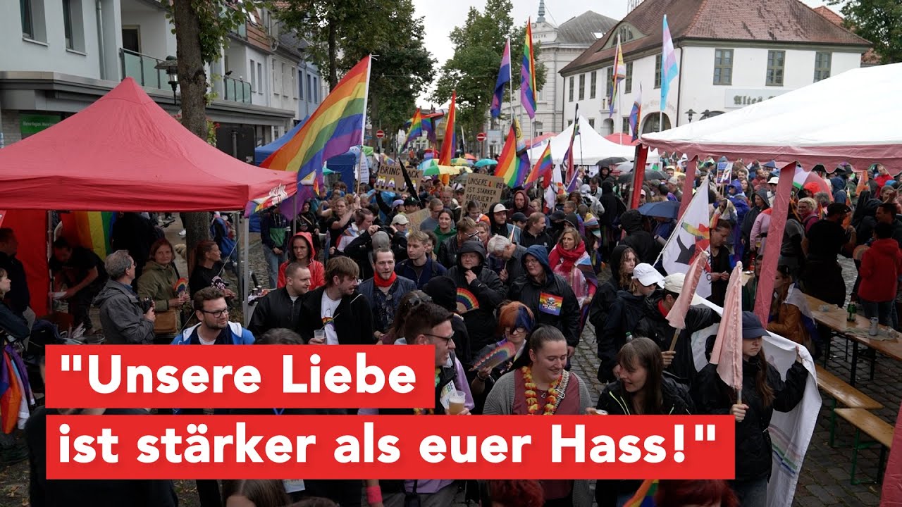 1.500 Menschen auf dem ersten CSD Grevesmühlen