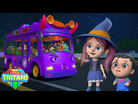 Le Bus d’Halloween des Petits Tritans 🎃 | Chansons Amusantes pour Enfants