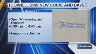 Steuben County DMV offices to implement new hours amid staffing shortages