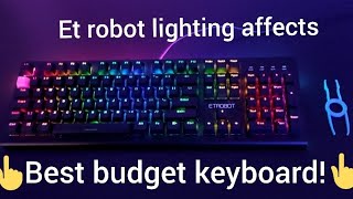 All Etrobot Lighting Affects, Best Budget Keyboard