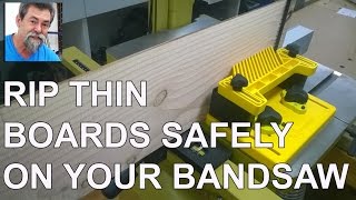 How to | Magswitch | Rip safely | Bandsaw | DIY How to rip boards safely and accurately on your bandsaw. The picture shows one possible use for it and comes with the stacking