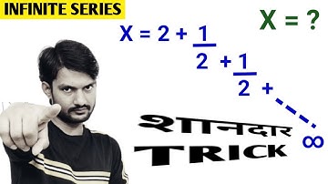 Infinite Number Series Trick || Infinite Series || Sum Of ∞  Series || #Shorts #youtubeshorts