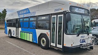CATA 25001 on route 24, from Ramp 5 to Grand River & Division