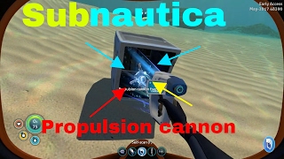 Propulsion Cannon Fragment Location Subnautica