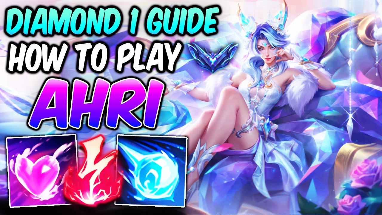 SEASON 16 HOW TO PLAY AHRI MID & CARRY S+ Diamond Guide Best Build & Runes League of Legends 10 CSPM