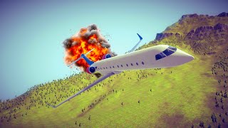 🔥 Plane Crash in Besiege! #2 | Destructive Simulator 🔥 screenshot 3