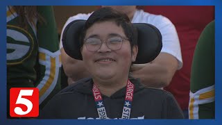 Community rallies around teenage boy fundraising to get him wheelchair-accessible van