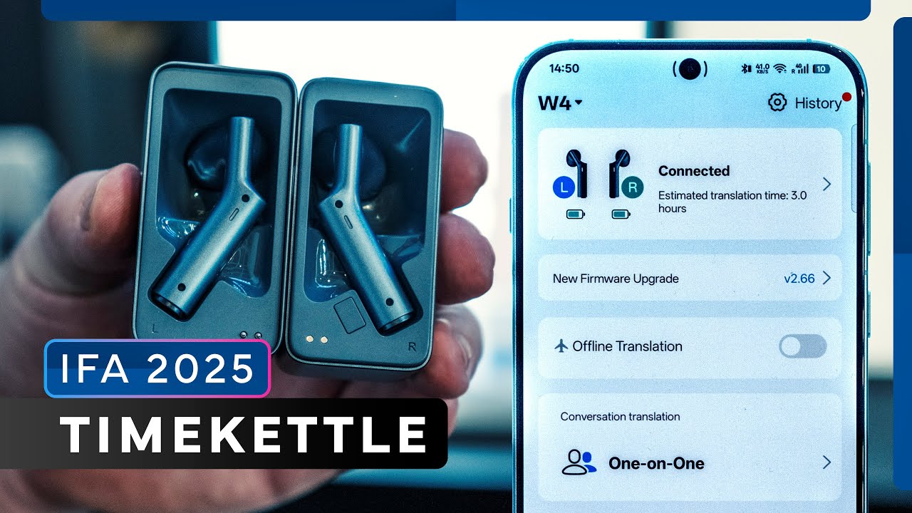 Timekettle at IFA 2025: Timekettle W4 AI Interpreter Earbuds for seamless communication