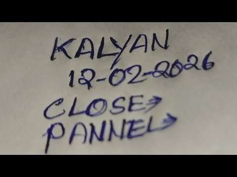 KALYAN CLOSE ? 12//02/2026 KALYAN CLOSE ? ( EDUCATION PURPOSE ONLY)