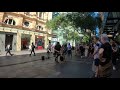 Busker street performer  showing his hat tricks  visit australia eyeloveview travel holiday