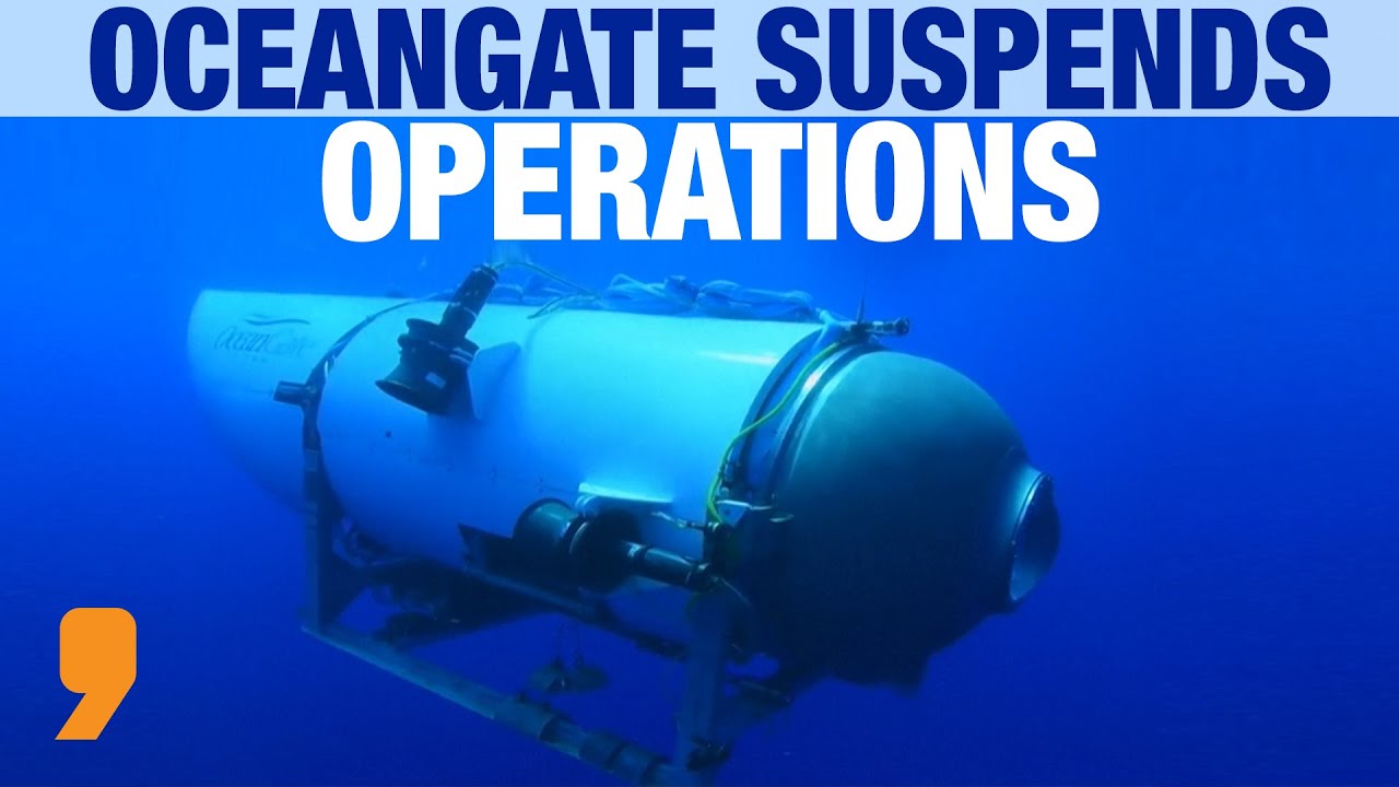 Titan submersible | Ocean Gate suspends operations | News9 - YouTube