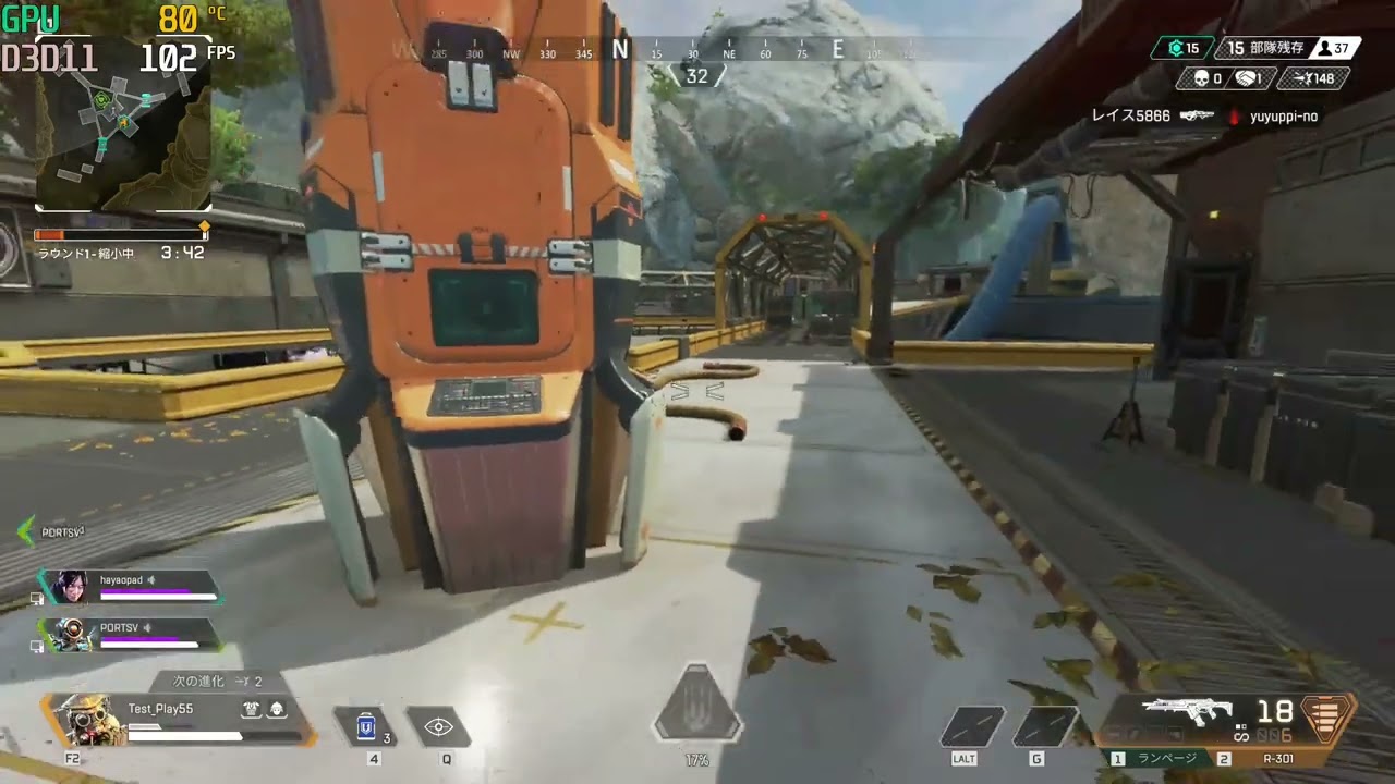 Fps検証 Ryzen 5 1400 Gtx970 Apex Youtube