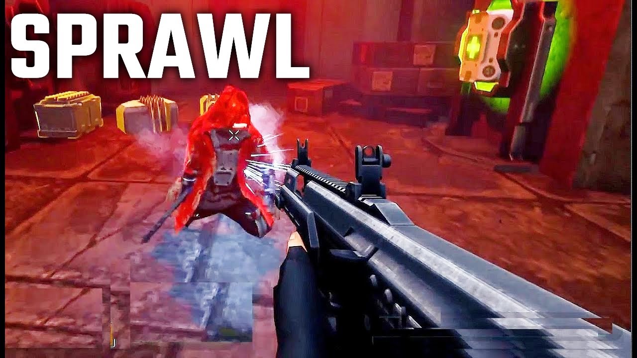 SPRAWL - A GREAT NEW FIRST PERSON SHOOTER | Gameplay Commentary