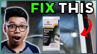 How To Fix And Repair A Windshield Crack On Your Car CHEAP