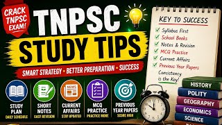 TNPSC Study Tips 2026 | Smart Preparation Strategy to Crack TNPSC